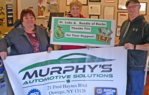 Murphy’s Automotive Solutions in Oswego Shows Their Support for St. Lu...