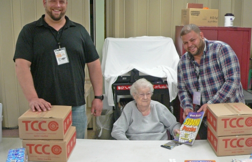 Verizon Donates Supplies To St. Luke Residents