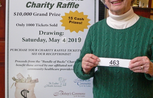 Winning Ticket Numbers in St. Luke’s “Bundle of Bucks” Charity Raffle ...