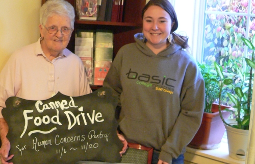 Bishop's Commons Annual Canned Food Drive For Human Concerns in Oswego...