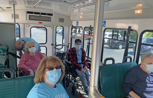 St. Luke Bus Provides Our Residents With A Safe Way To Tour The Area