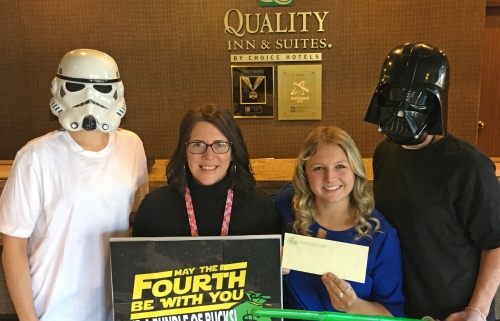 “May The Fourth Be With You” - Quality Inn & Suites Riverfront Hotel A...